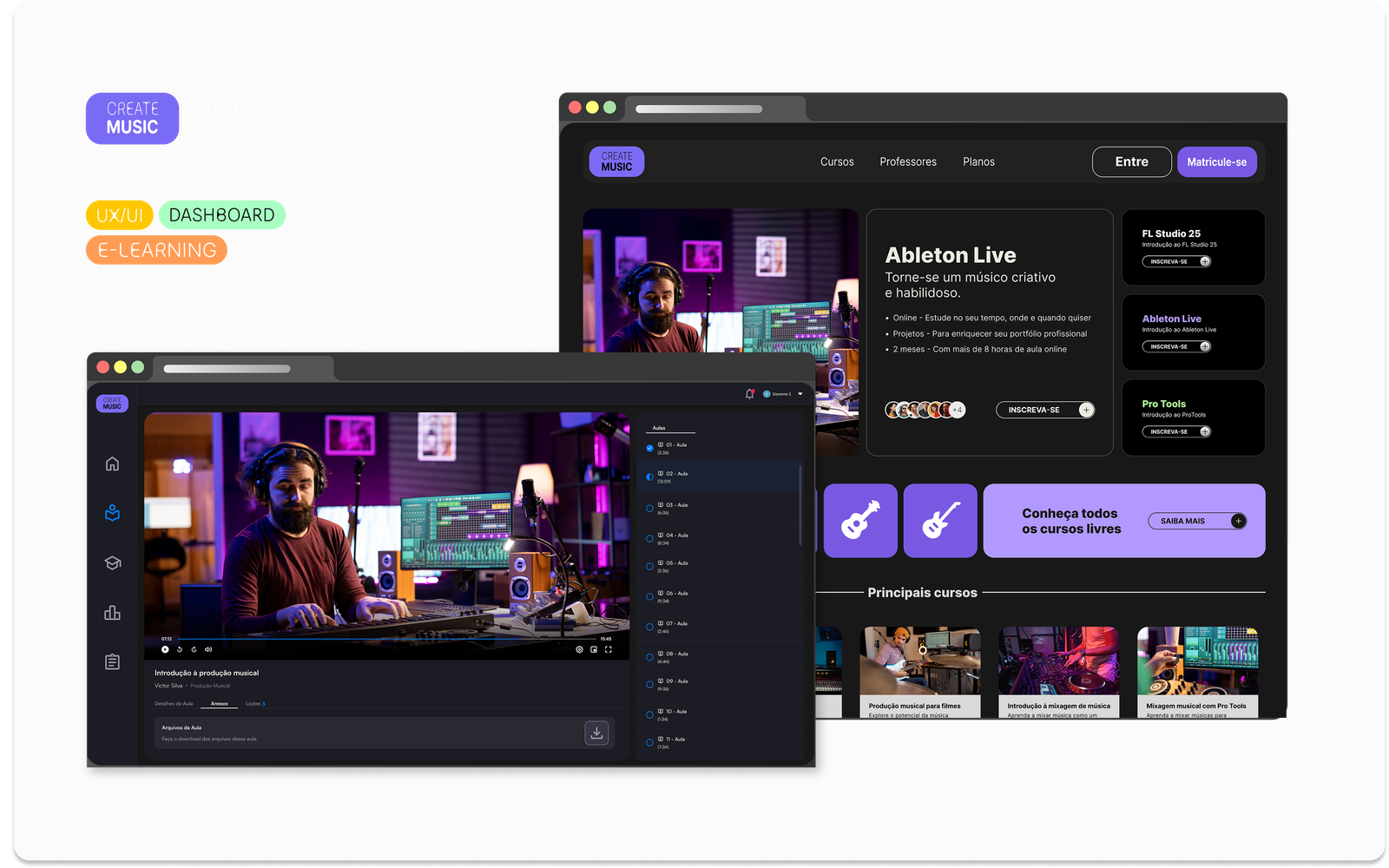 Music Platform UI